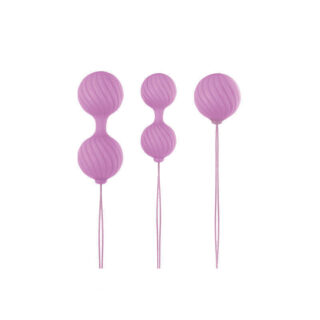 Набор вагинальных шариков Luxe - O' - Weighted Kegel Balls, розовый - NS Novelties