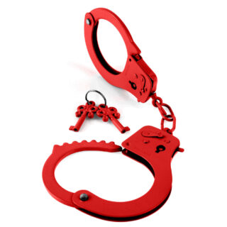 Наручники металлические Designer Cuffs, красный
