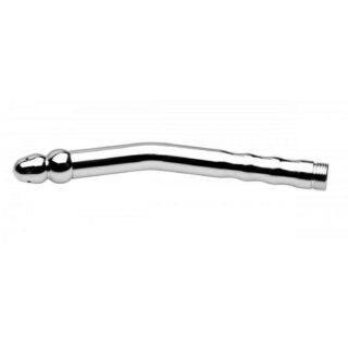 Анальный душ насадка Angled Enema Nozzle XR Brands серебряный