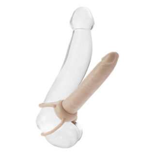 Насадка для двойного проникновения Accommodator, телесная - California Exotic Novelties