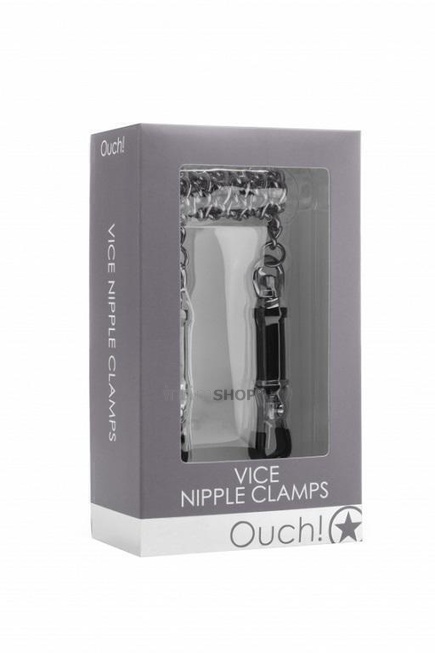 Зажимы на соски Vice Nipple Clamps Shots от IntimShop