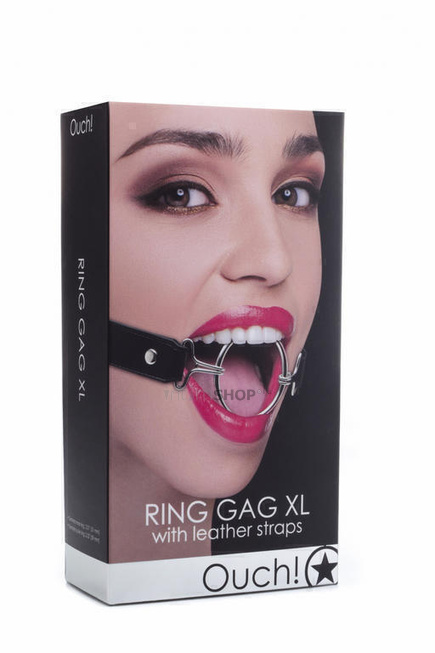 Кляп-кольцо (кляп-рамка) Ring Gag XL Shots от IntimShop