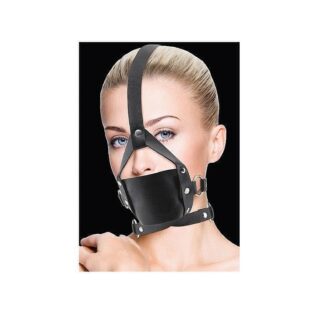 Кляп в виде намордника Leather Mouth Gag Shots