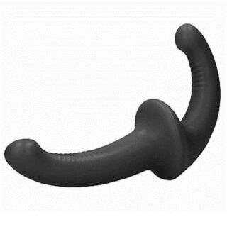 Безремневой страпон Silicone Strapless Strapon Shots, чёрный