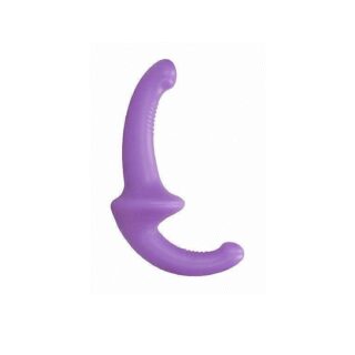 Безремневой страпон Silicone Strapless Strapon Shots, фиолетовый