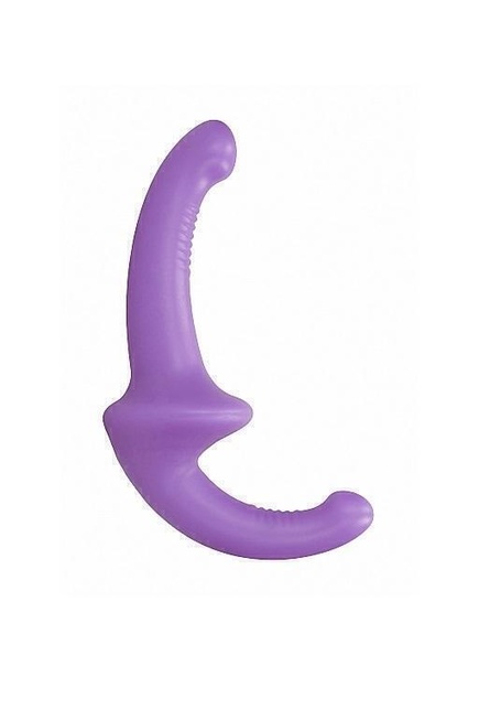 Безремневой страпон Silicone Strapless Strapon Shots, фиолетовый