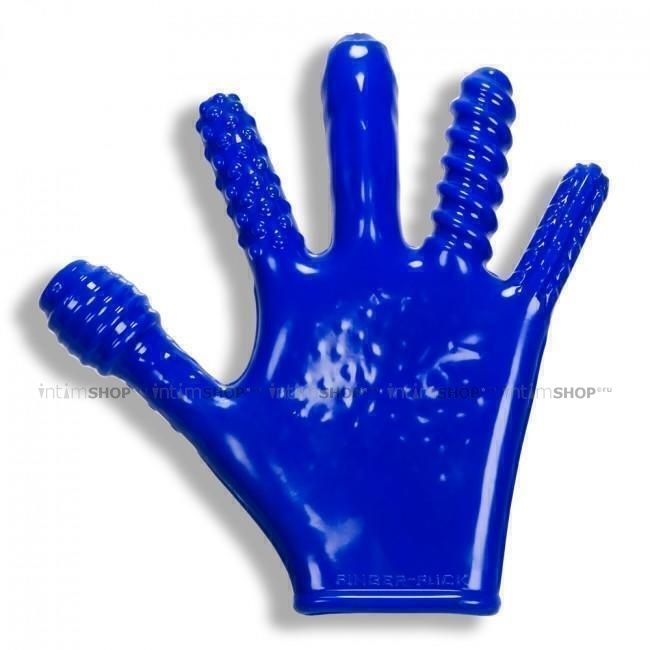 Перчатка для фистинга Oxballs Finger Fuck Glove Blue Os, синий