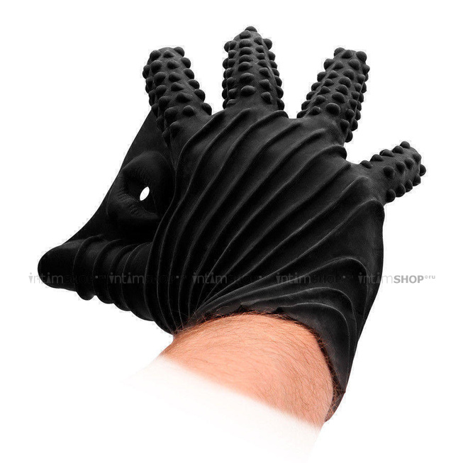 

Перчатки для мастурбации Shots Media Fist It Silicone Glove