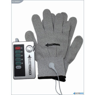 Перчатки с Электростимуляцией E-Stimulation Gloves Shots Media серый
