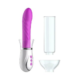Набор Twister 4 in 1 Rechargeable Couples Pump Kit Shots, фуксия