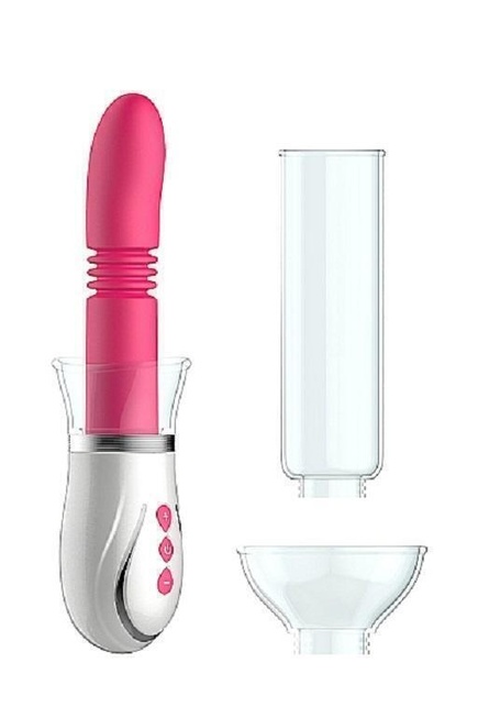 Набор Thruster 4 in 1 Rechargeable Couples Pump Kit Shots, розовый