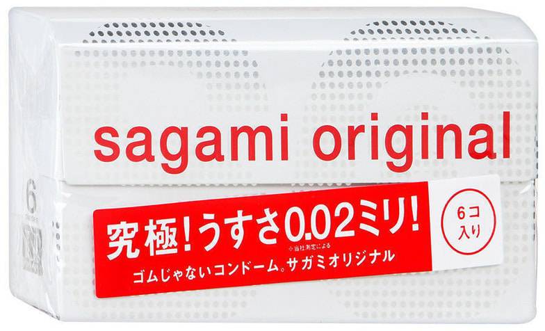 Полиуретановые Презервативы 6 шт. Sagami Original 002