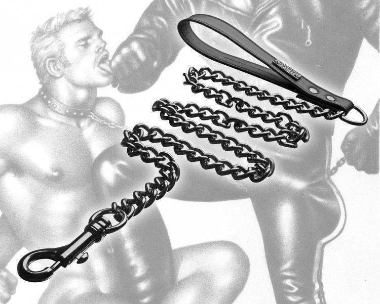 Поводок Tom of Finland из металла