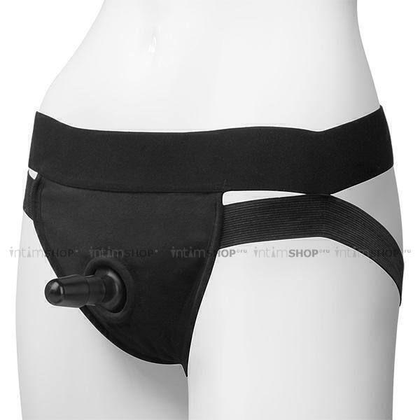 

Пояс для страпона Doc Johnson Vac-U-Lock - Panty Harness with Plug Dual Strap L/XL