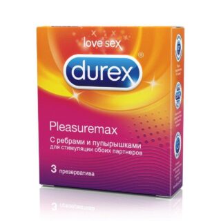 Презервативы Durex Pleasuremax (3 шт.)