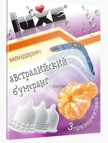 

Презервативы Luxe Австралийский Бумеранг (с ароматом мандарина) - 3 шт