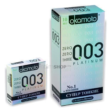 

Презервативы OKAMOTO Platinum №10