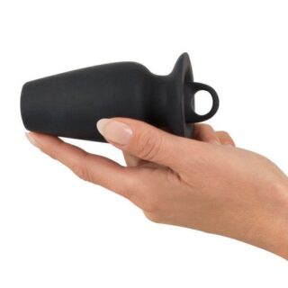 Пробка-туннель с ограничителем Lust Tunnel Plug with Stopper Orion черный