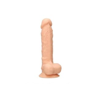 Фаллоимитатор Silicone Dildo With Balls - 22,8 см. Shots