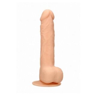 Фаллоимитатор Silicone Dildo With Balls - 24 см. Shots