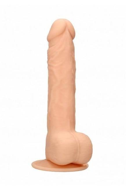 Фаллоимитатор Silicone Dildo With Balls - 24 см. Shots