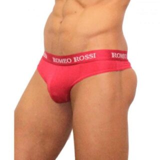 Трусы мужские стринги красные Romeo Rossi, 2XL