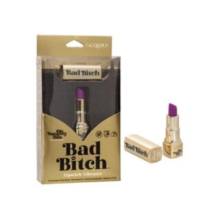 Мини-вибромассажер Naughty Bits Bad Bitch в виде губной помады, золотистый