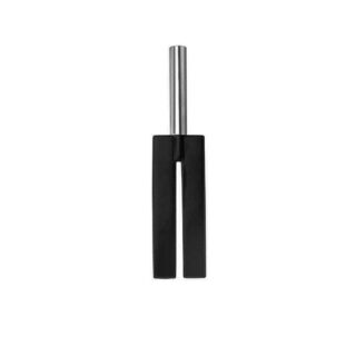 Шлепалка Ouch Leather Slit Paddle, черная