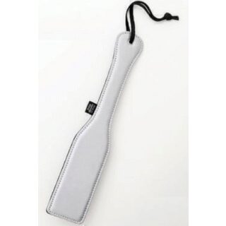 Шлепалка Сатиновая Satin Spanking Paddle серебристая