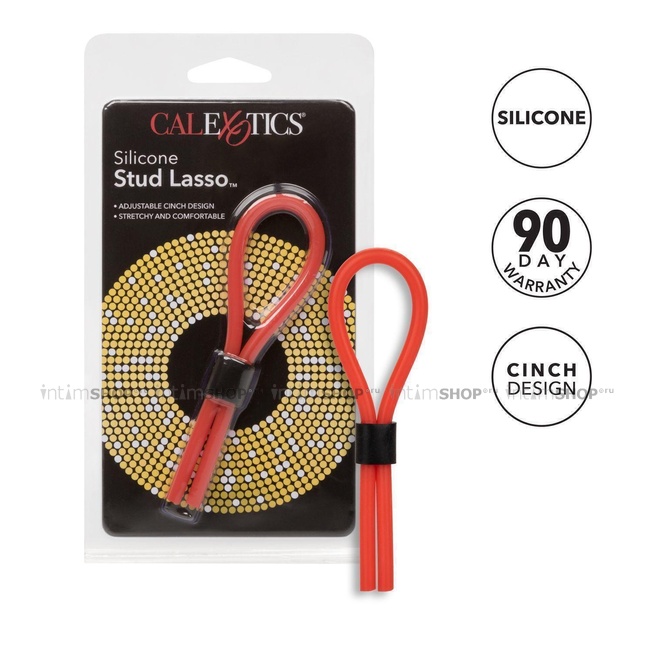 

Лассо на пенис Silicone Stud Lasso, красный