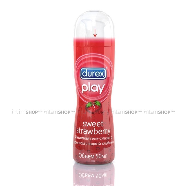 

Смазка Durex Play Sweet Strawberry с ароматом клубники диспенсер 50 мл