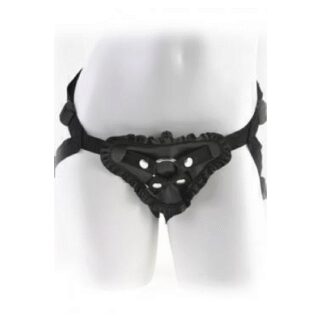 Трусики для страпона Fetish Fantasy Series Leather Lover's Harness PipeDream, с рюшами