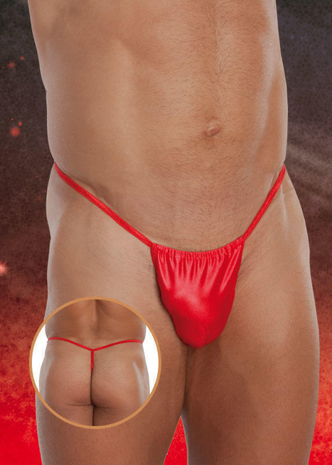 Стринги Мужские Soft Line красные, S-L