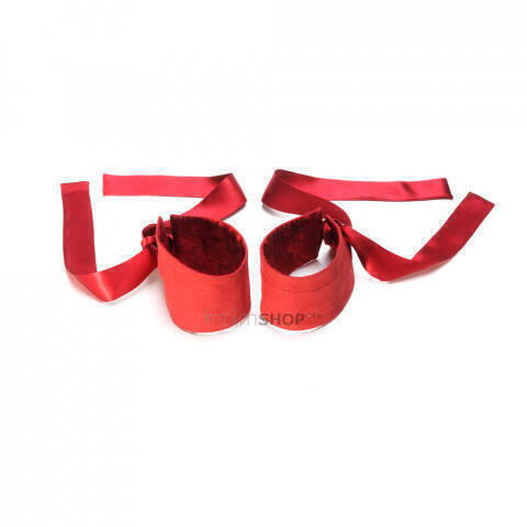 Шелковые наручники Lelo Etherea, красный от IntimShop