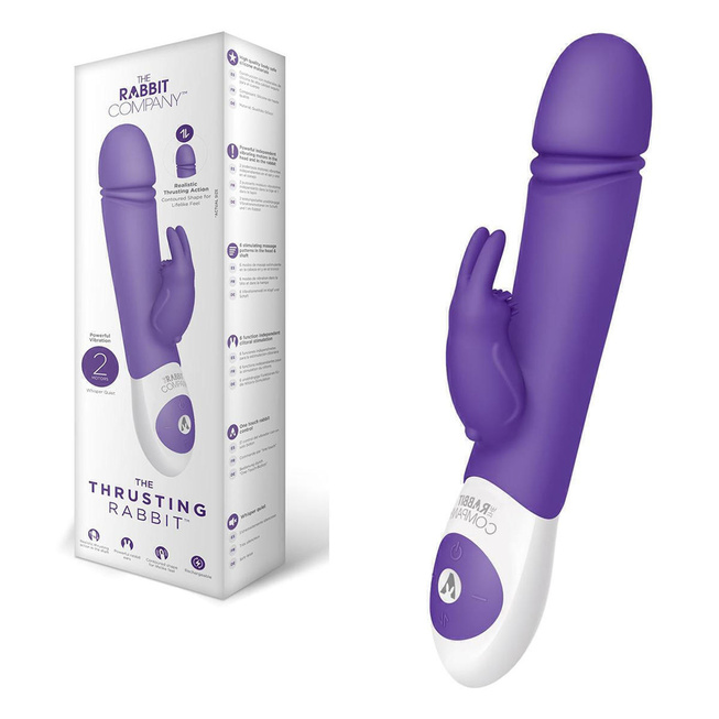 The Rabbit Company Thrusting кролик фиолетовый 12 режимов