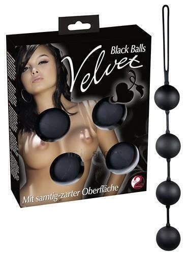 Анальные шарики Velvet Black Balls от IntimShop
