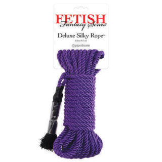 Веревка для фиксации Deluxe Silky Rope фиолетовая