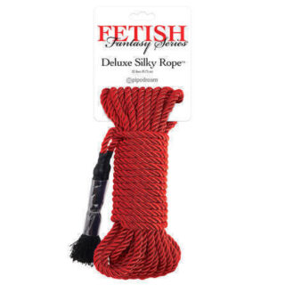 Веревка для фиксации Deluxe Silky Rope красная