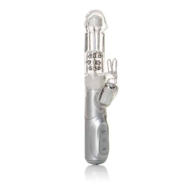 Вибратор кролик 7 Function Jack Rabbit Silver прозрачный