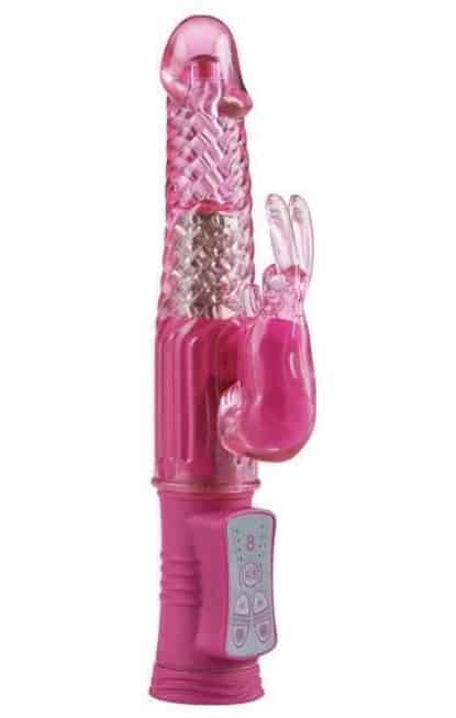 Вибратор кролик с клиторальной стимуляцией Thrilling Thumper Bunny Toy Joy розовый