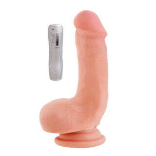 Фаллоимитатор на присоске с вибрацией Toyfa RealStick Elite 15 см