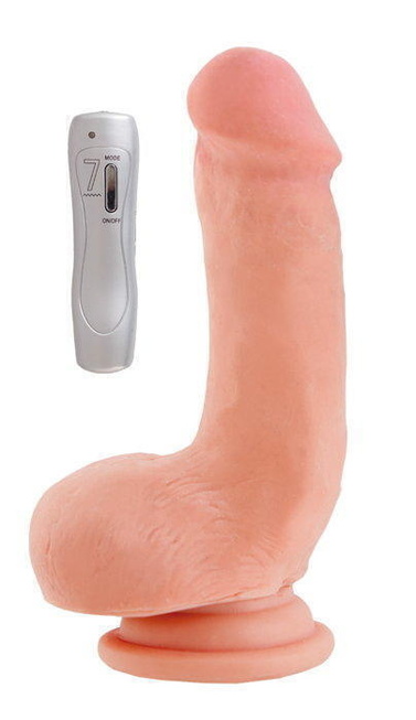 Фаллоимитатор на присоске с вибрацией Toyfa RealStick Elite 15 см