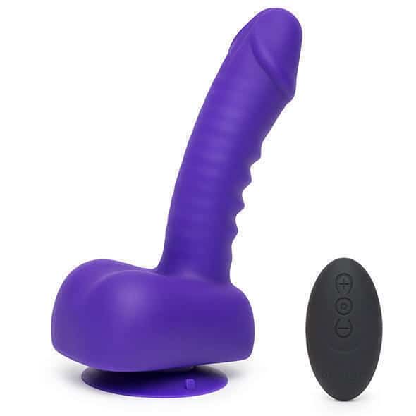 Вибратор Uprrize Remote Control Rising Realistic Dildo 15 см, фиолетовый