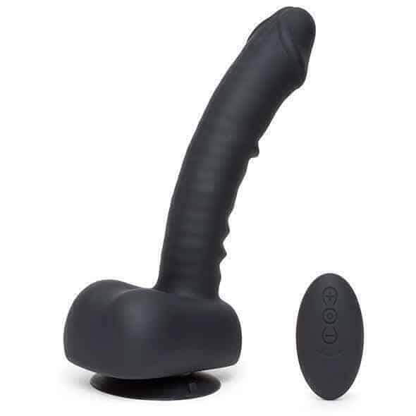 Вибратор Uprize Remote Control AutoErect Vibrating Dildo, черный