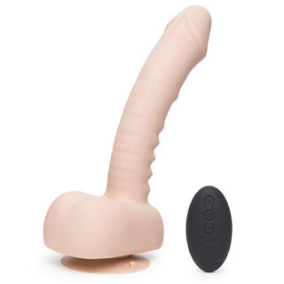 Вибратор Uprize Remote Control Rising Realistic Dildo, телесный
