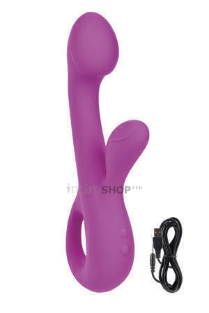 

Вибромассажер Хай-Тек Lust by JOPEN L18 перезаряжаемый фиолетовый