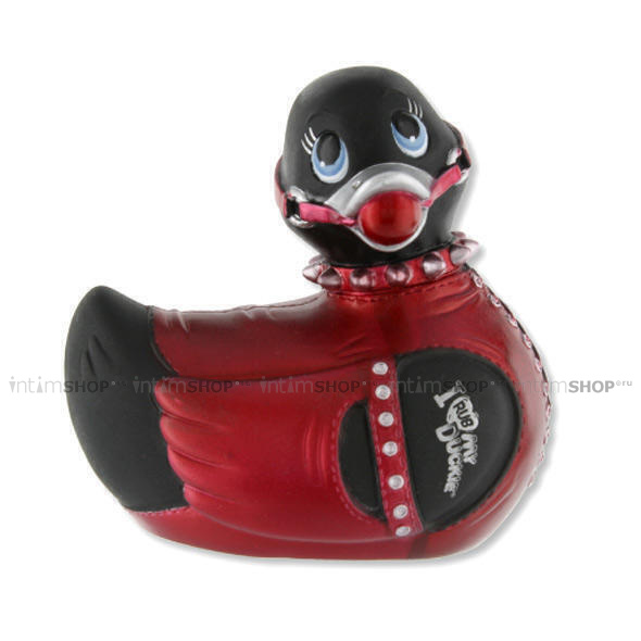 

Вибромассажер I Rub My Duckie Bondage-Travel Size, чёрнo-красный