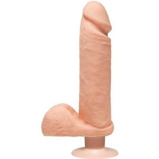 Вибромассажер реалистик Doc Johnson The D™ Perfect D Vibrating 8 ULTRASKYN ™, телесный
