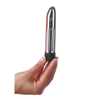 Мини-вибратор Seven Creations Silver Ladyfinger 11.5 см, серебристый