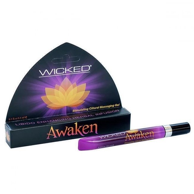 Возбуждающий массажный гель для клитора Wicked Awaken, 8,6 мл от IntimShop